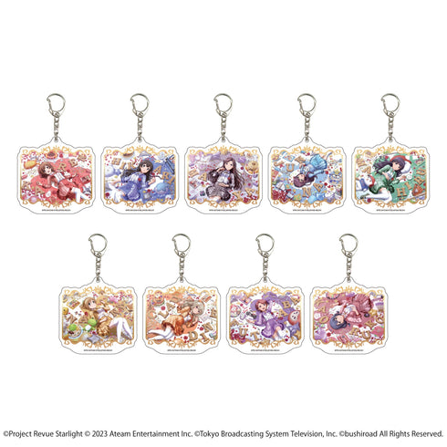 『少女☆歌劇 レヴュースタァライト -Re LIVE-』アクリルキーホルダー 08/キラめきBirthday ver. ブラインド(全9種)(公式イラスト)